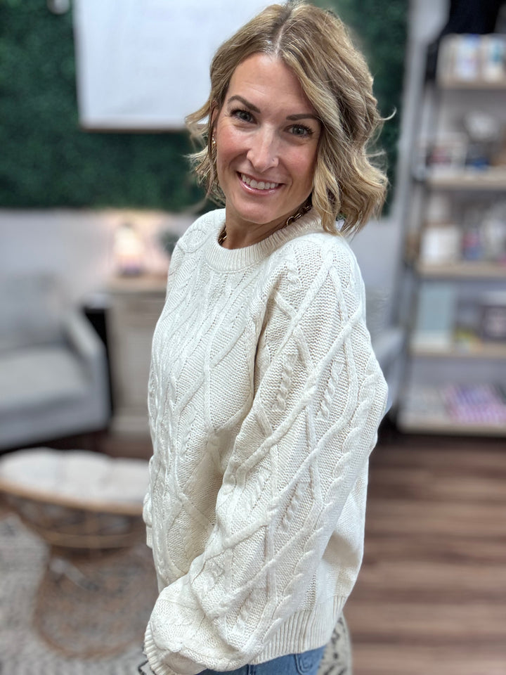 Timeless Cable Knit Sweater
