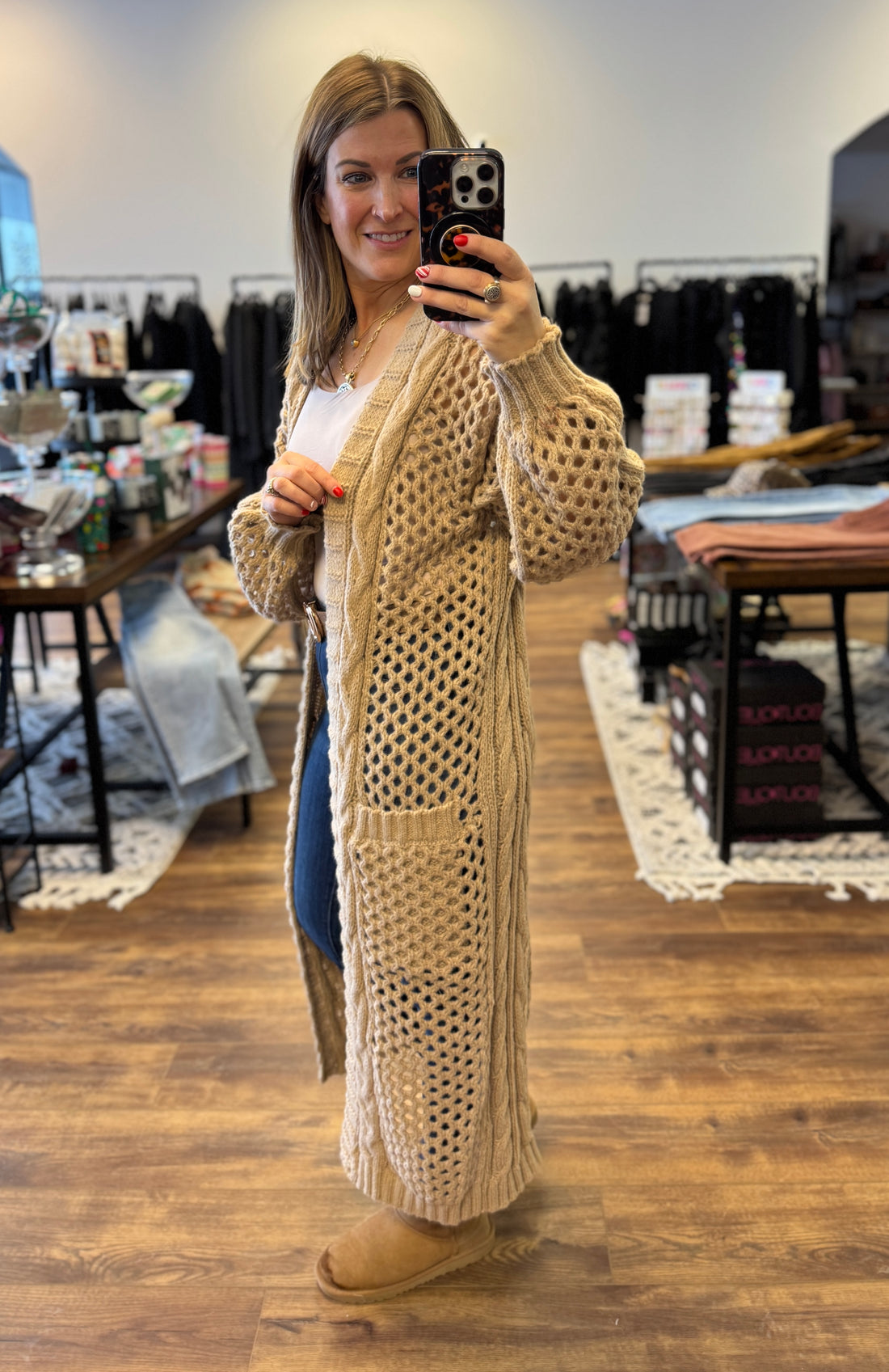 Kandis - Knit Duster Cardigan