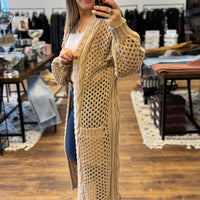 Kandis - Knit Duster Cardigan