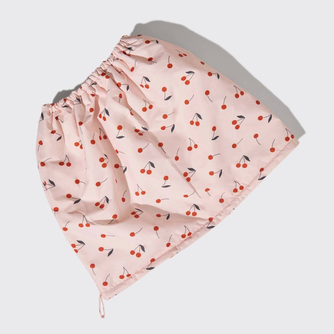 Satin-Lined Shower Cap - Cherry Print
