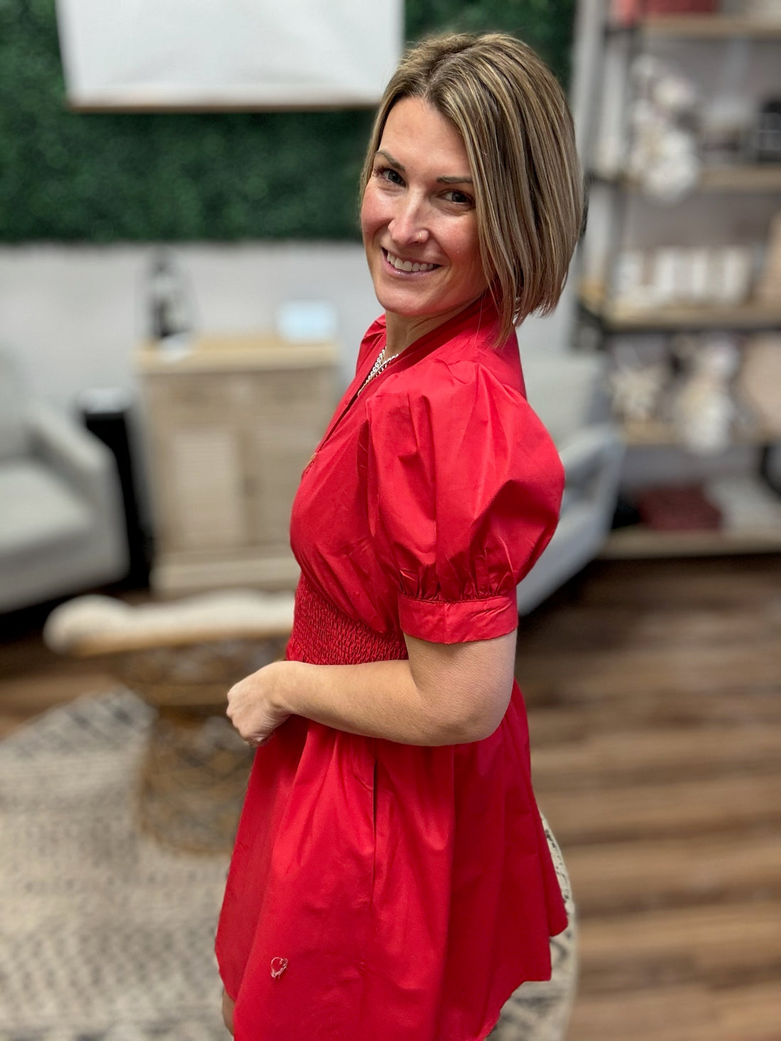 Scarlet Statement Zip Dress