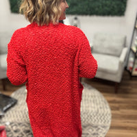 Poppy Knit Popcorn Cardigan