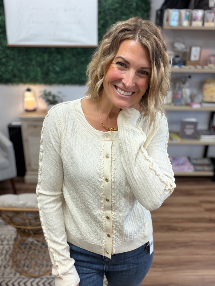 Liverpool - Button Front Cardigan Sweater