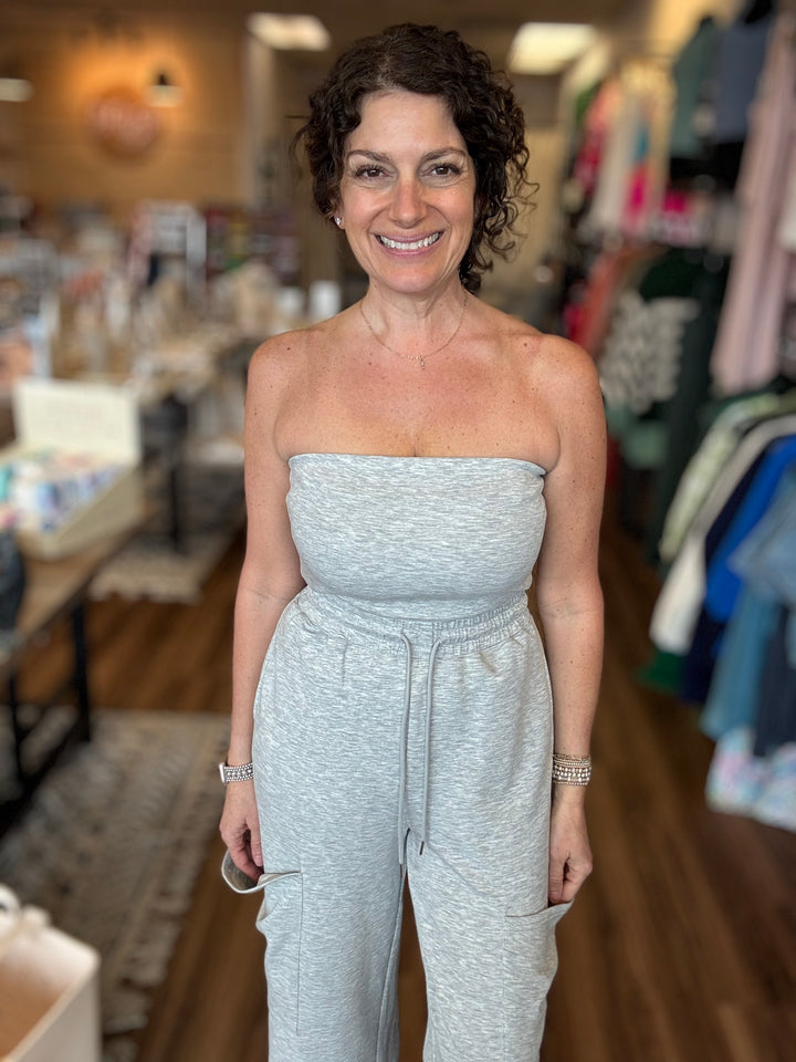 Cloud Nine Tube Top Jumpsuit