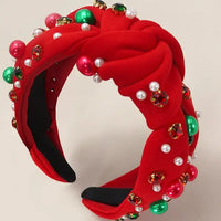 Christmas Jingle Bell Seed Bead Headband