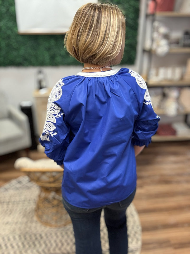 Santorini Stitch Blouse