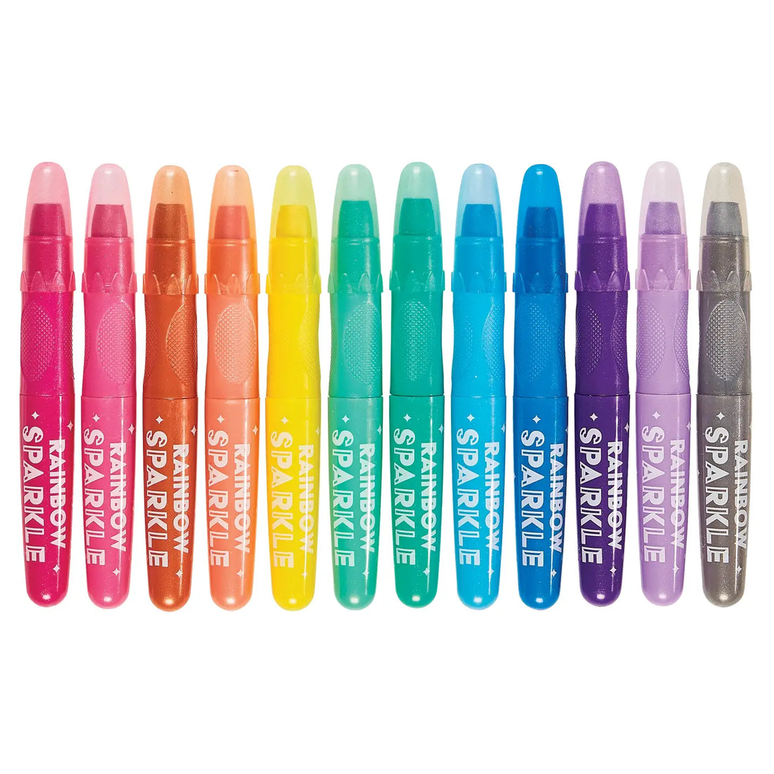 Rainbow Sparkle Metallic Gel Crayons