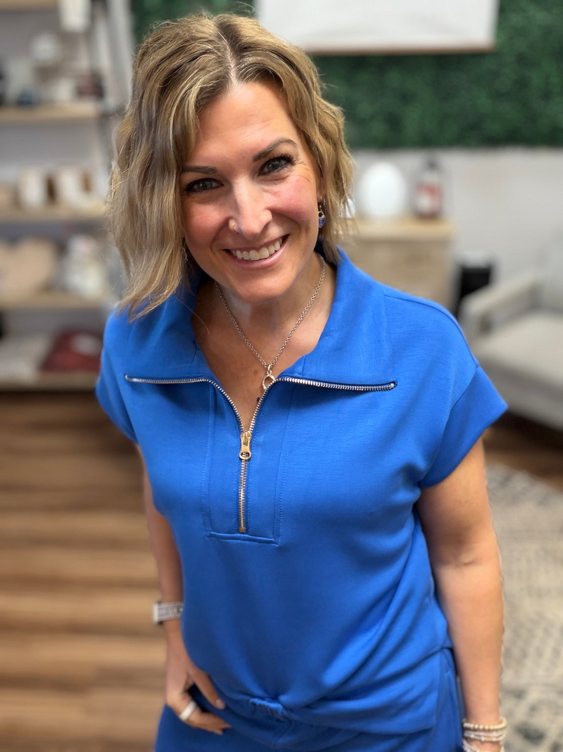 Laguna Half-Zip Ace Set - Deep Indigo