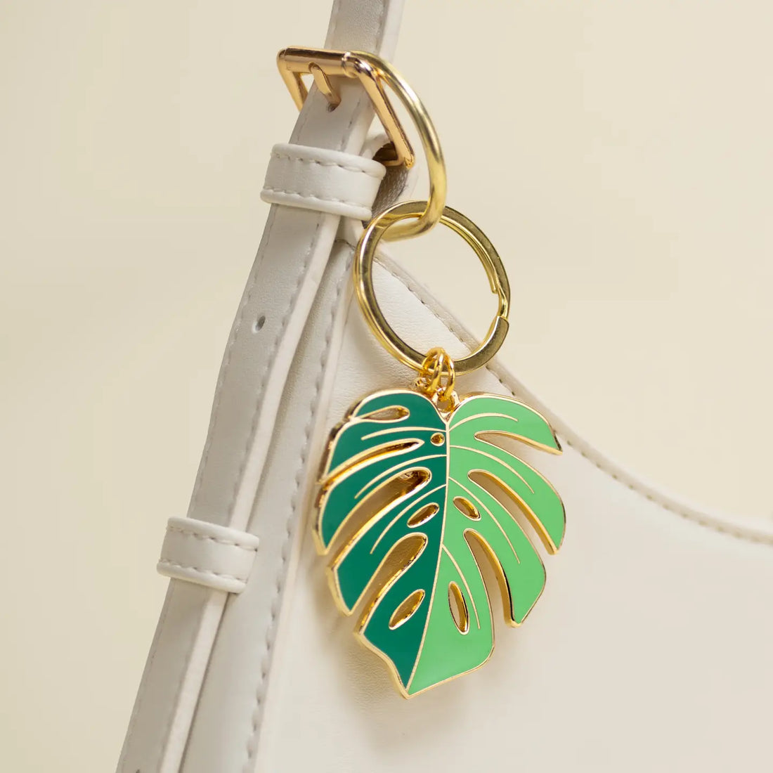 Monstera Deliciosa Keychain / Bag Charm