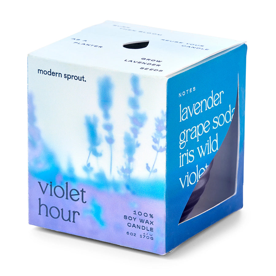 Violet Hour: Candle/Planter 2-in-1