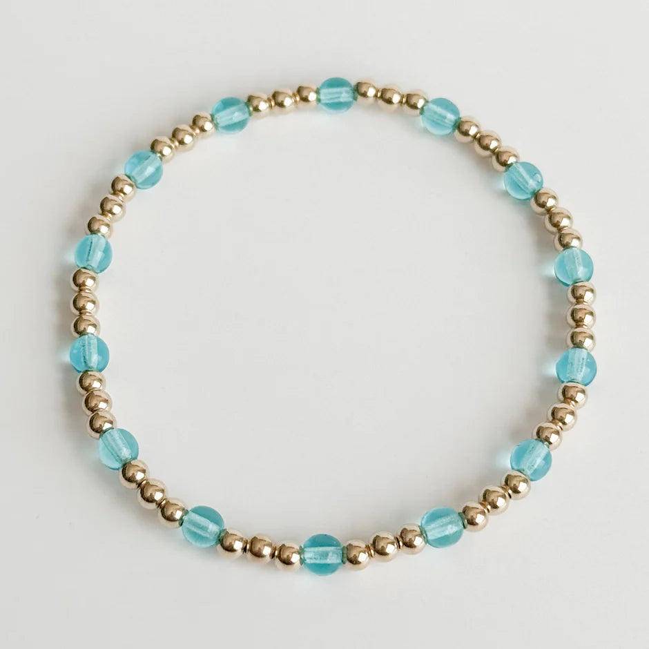 Brielle Bracelet in Aqua | Waterproof