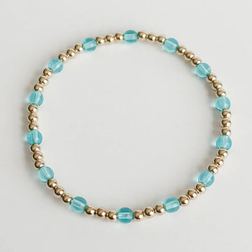 Brielle Bracelet in Aqua | Waterproof