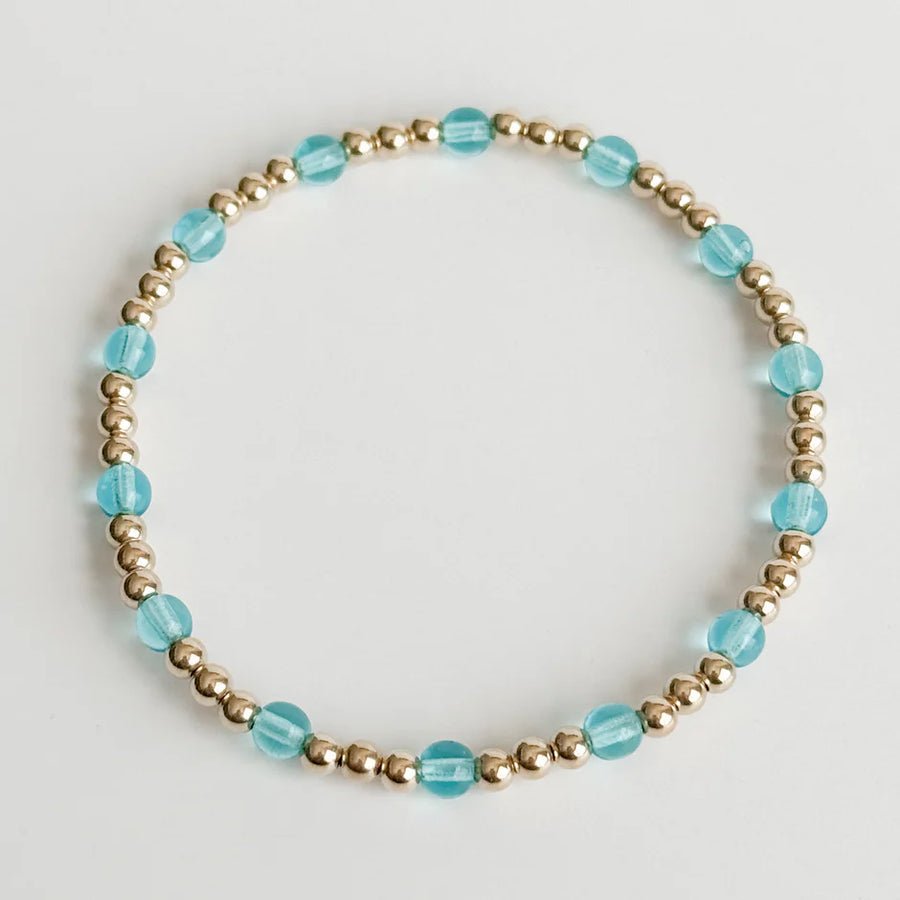 Brielle Bracelet in Aqua | Waterproof