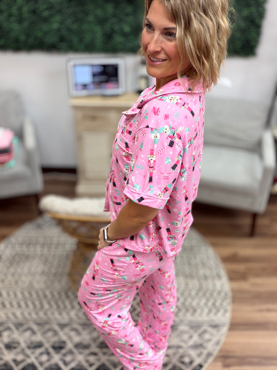 Nutcracker Lounge Pant + Top Pajama Set