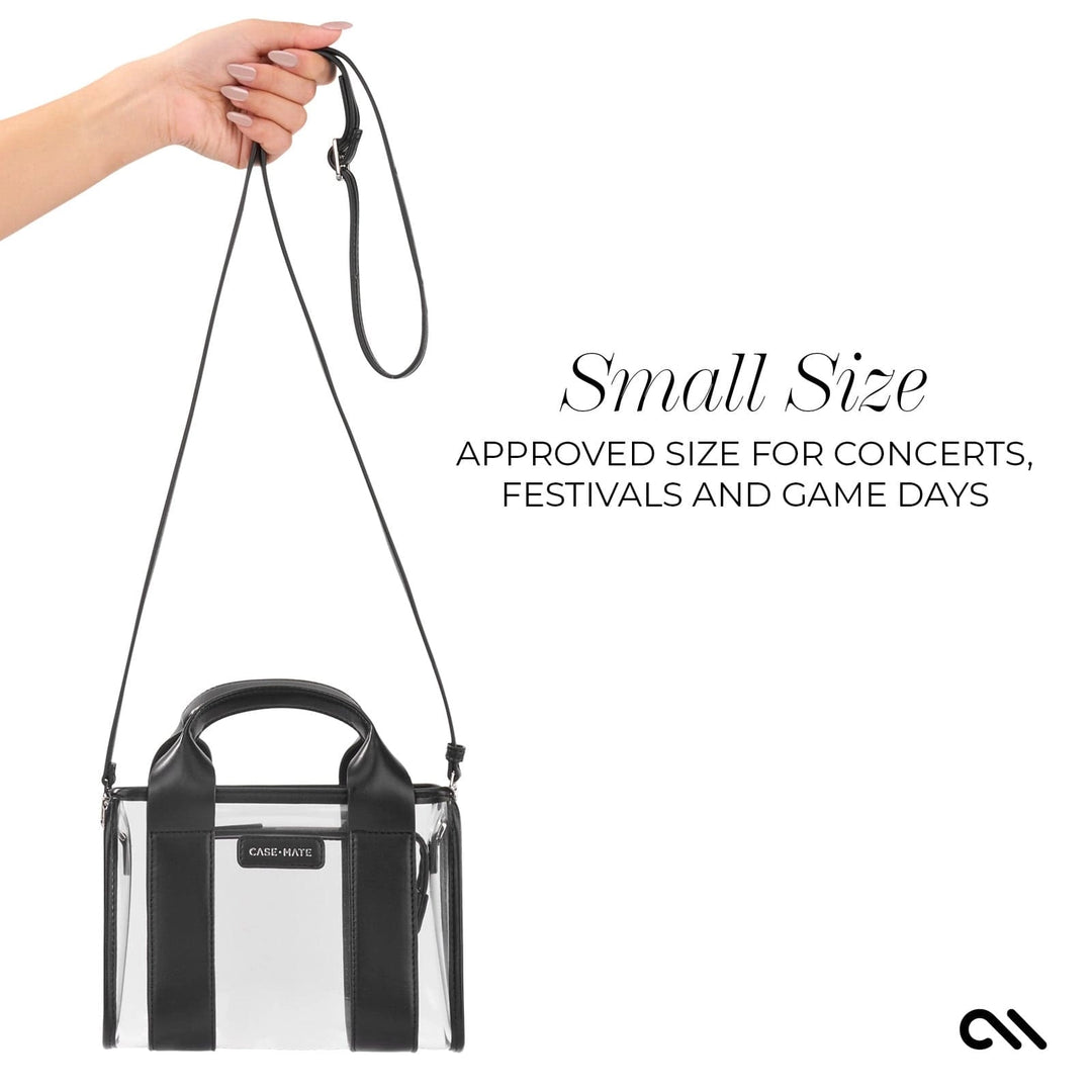 Case Mate Clear Stadium Bag - Black