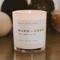 Warm & Cozy 11oz Soy Candle