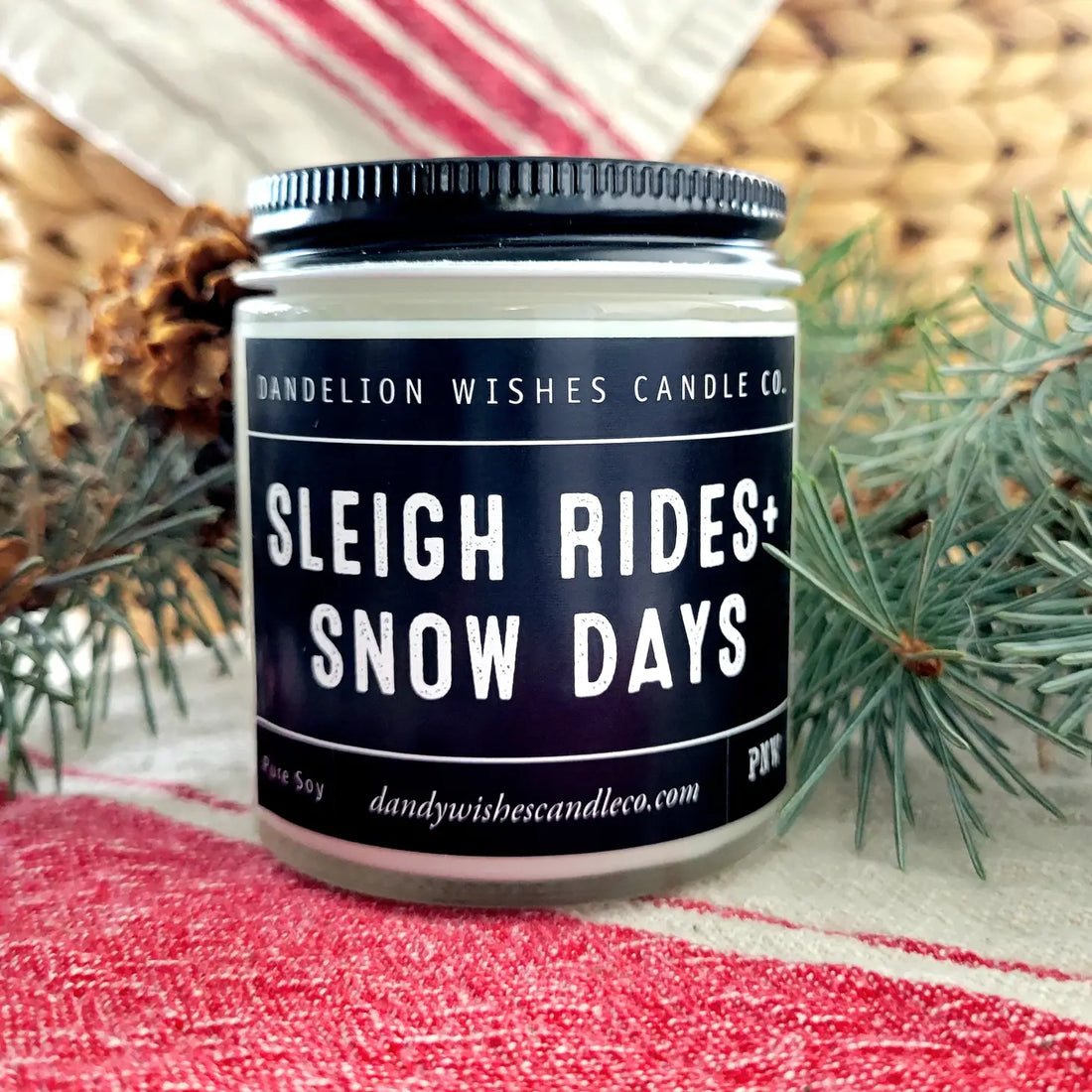 Sleigh Rides + Snow Days Jar Candle