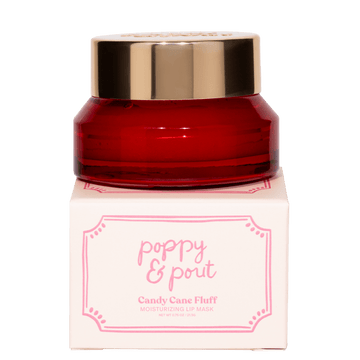 Poppy & Pout - Limited Edition Lip Mask - Candy Cane Fluff