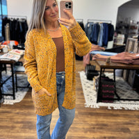 Miley Dot Cardigan - Marigold