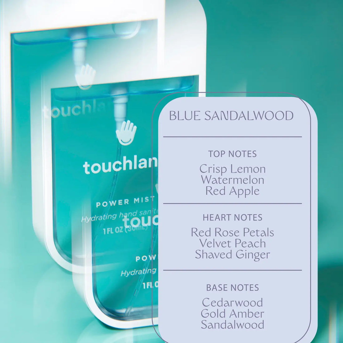 Touchland Power Mist Hand Sanitizer - Blue Sandalwood