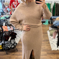 Midi Knit Sweater Dress