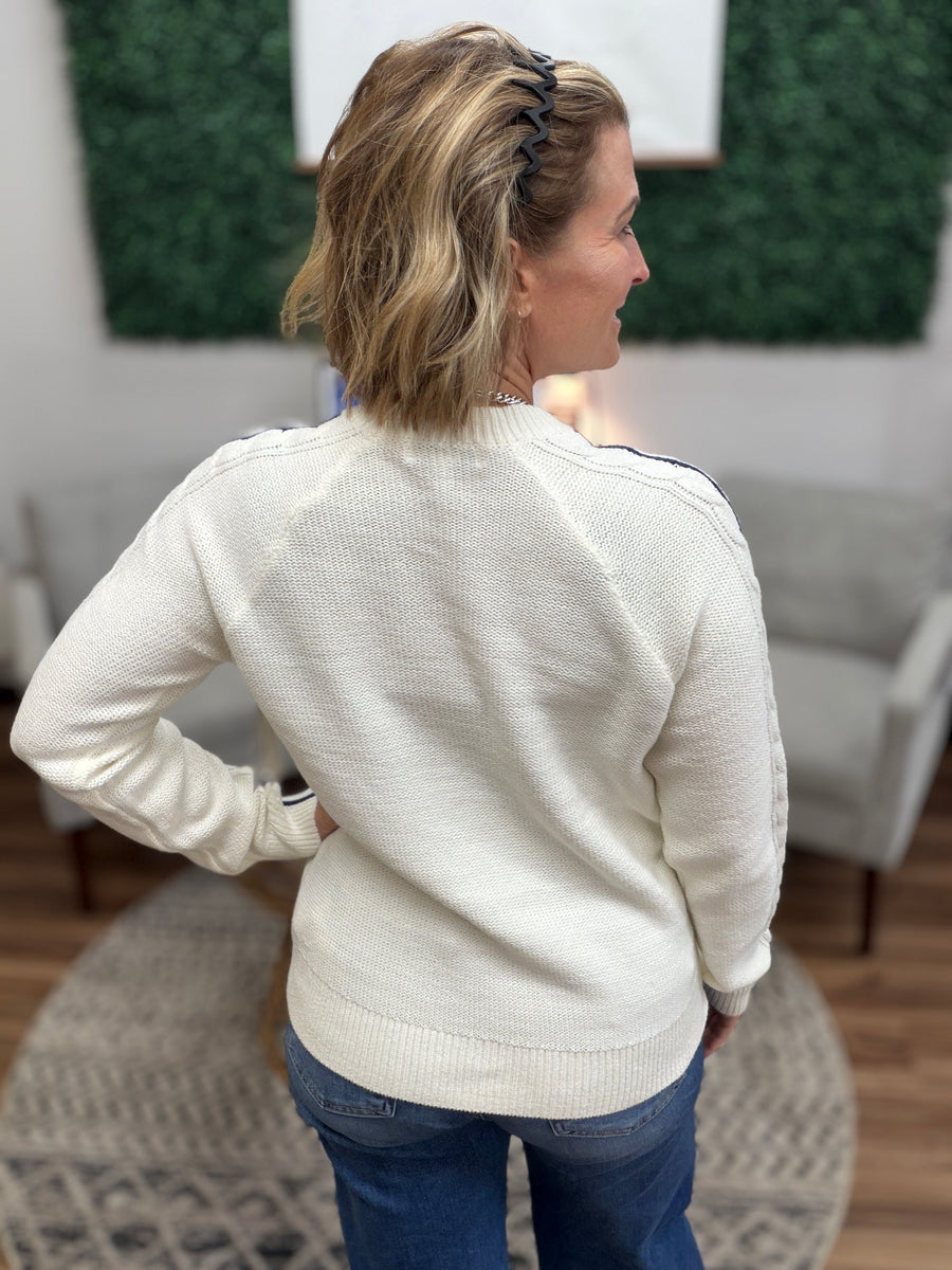 Liverpool - Long Sleeve Crew Neck Raglan Sweater