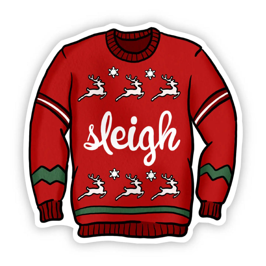 Sleigh Sweater Sticker