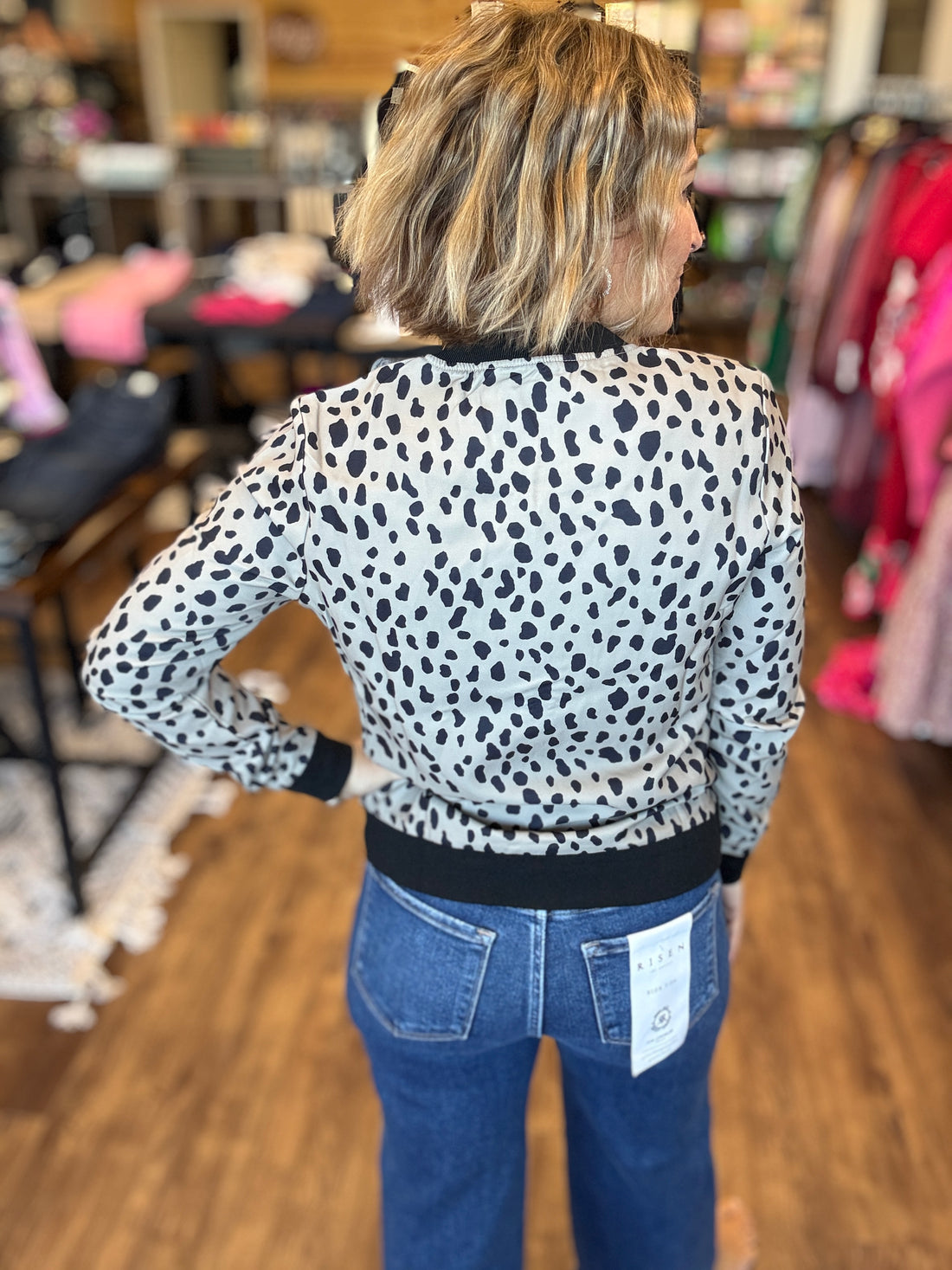 Essential Bomber Jacket - Dusty Cheetah