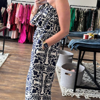 Santorini Nights Strapless Jumpsuit