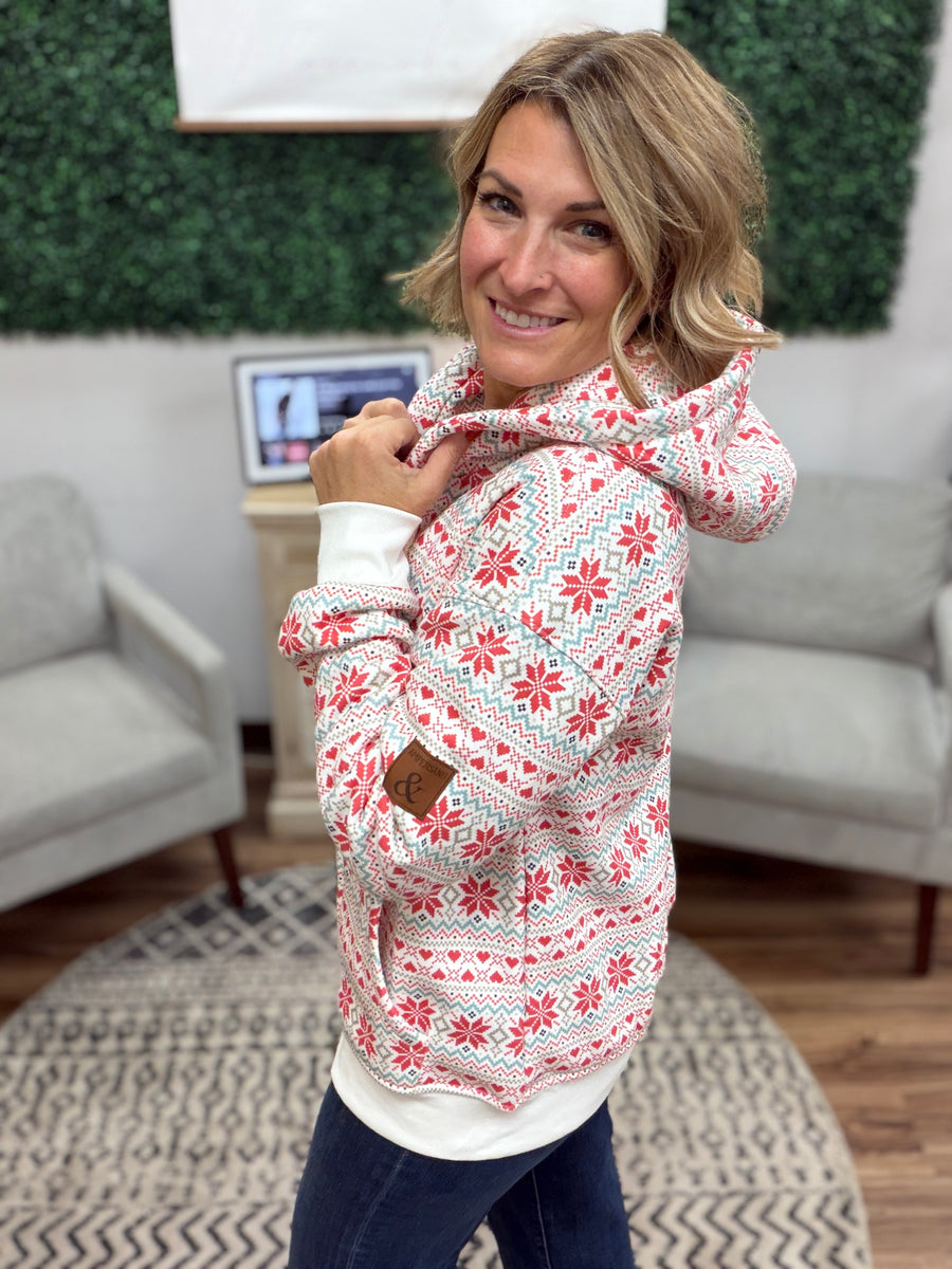 Comfort Zone FullZip - Frosted Fairisle