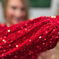 Old Flame Sequin Dress - Red