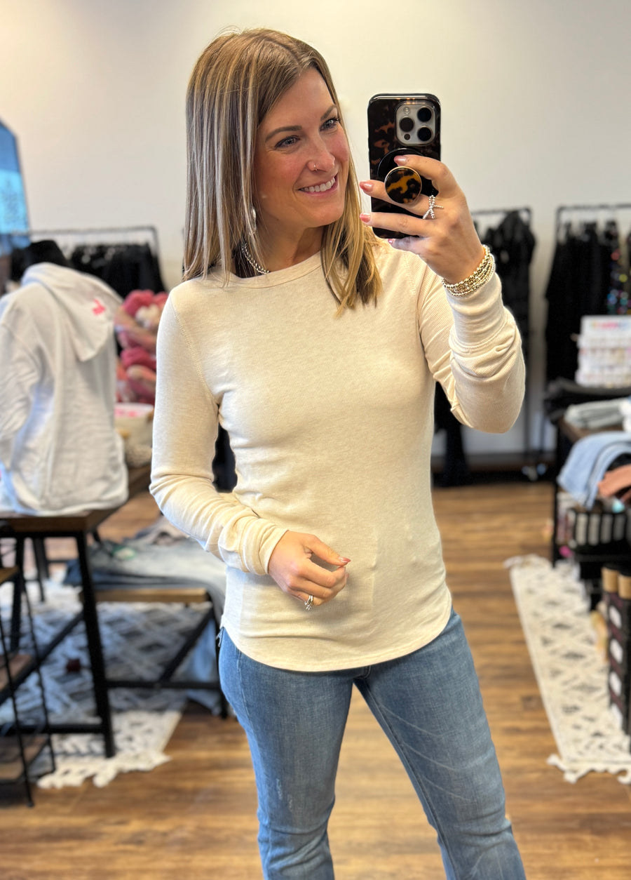 Stacy Essential Top - Oatmeal