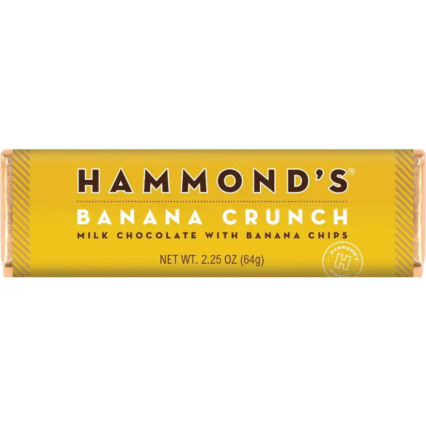 Banana Crunch Milk Chocolate Candy Bar