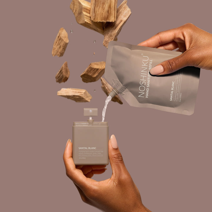 Noshinku Refillable Hand Sanitizer - Santal Blanc