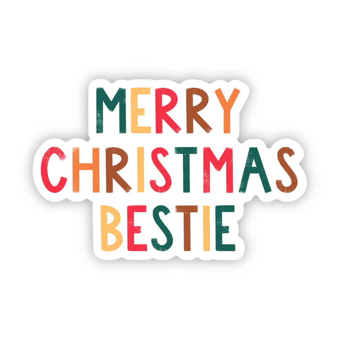 Merry Christmas Bestie Sticker