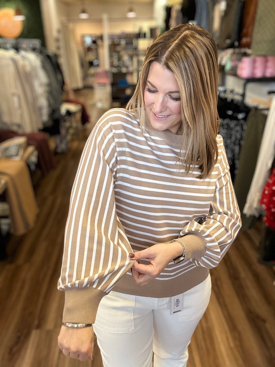Ellie - Striped Lightweight Sweater