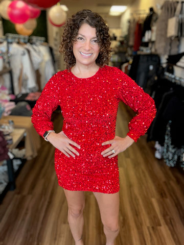 Old Flame Sequin Dress