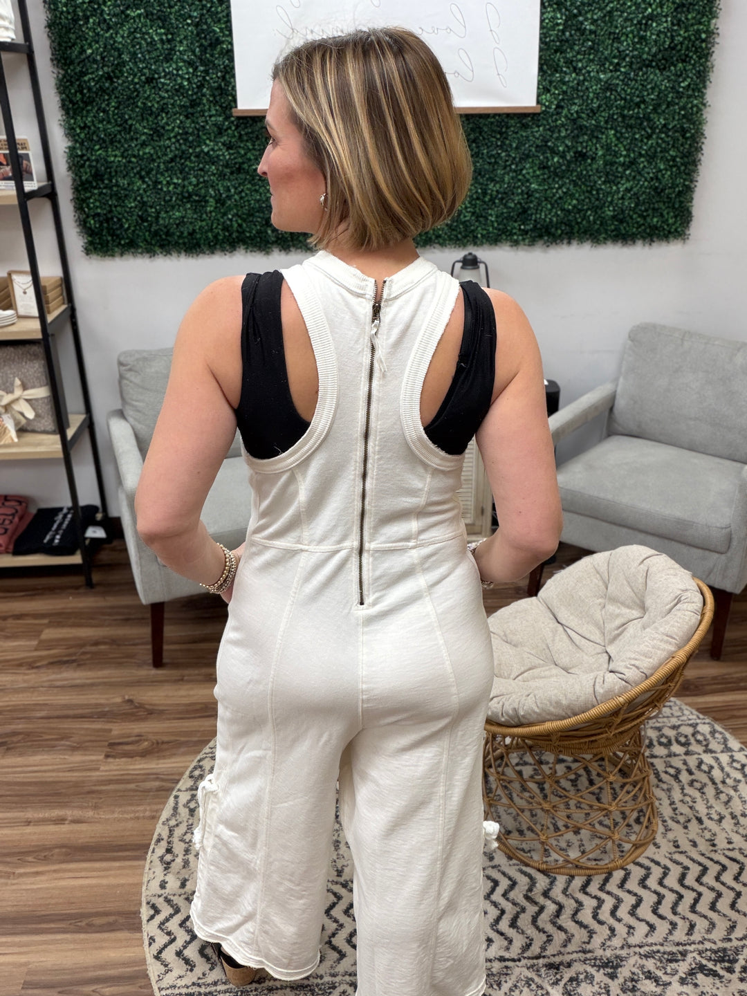 The Weekend Wanderer Jumpsuit - Natural