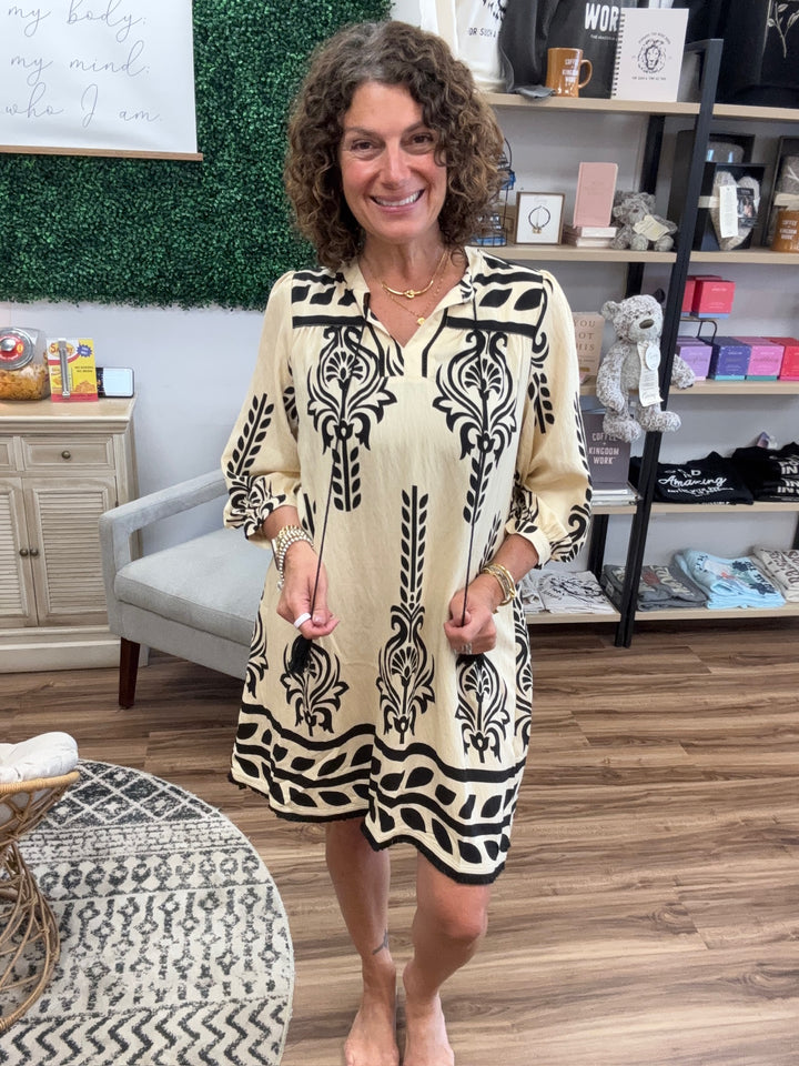 Mediterranean Muse Dress