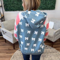 Red, White and BOW Hoodie