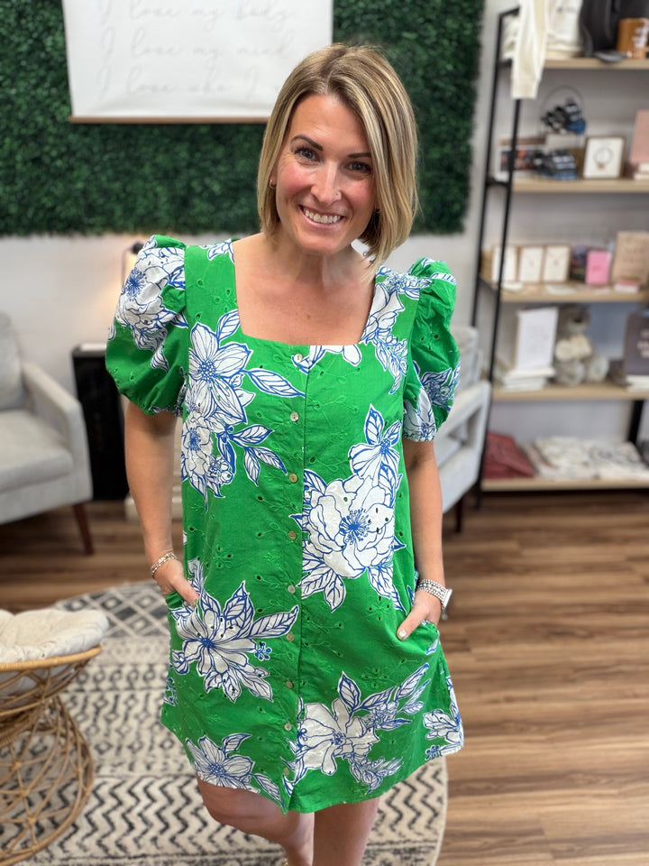 Garden Party Eyelet Dress