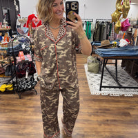 Christmas Luxe Pajama Set - Camo