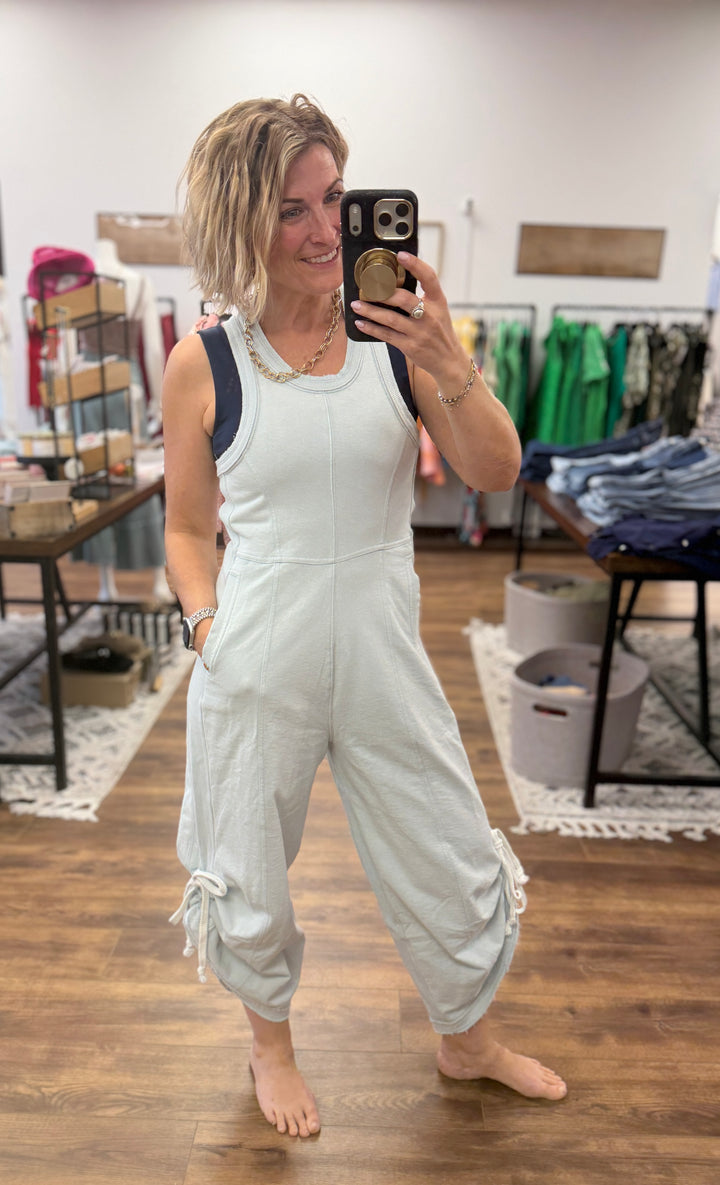 The Weekend Wanderer Jumpsuit - Mist
