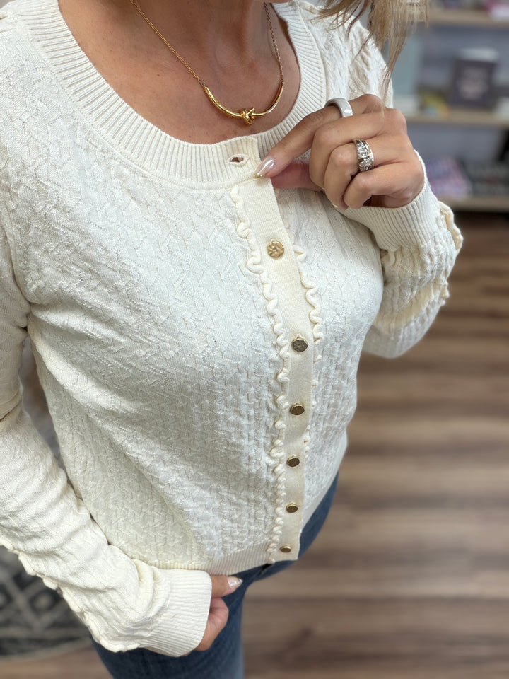 Liverpool - Button Front Cardigan Sweater