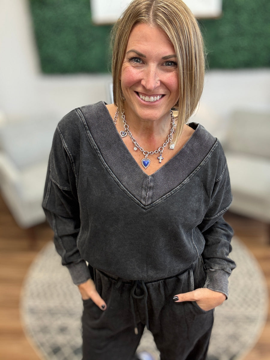 Vintage Mineral Wash Jumpsuit