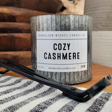 Cozy Cashmere - 12 oz. Rustic Galvanized Tin Candle