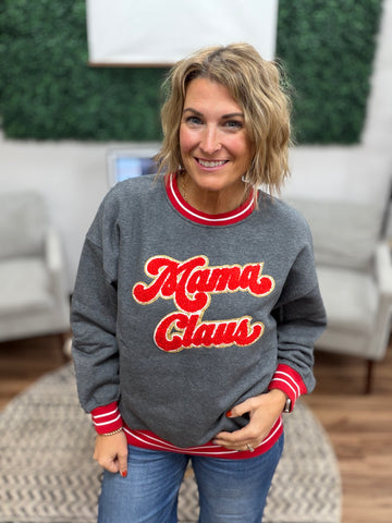 Mama Claus Varsity Crew