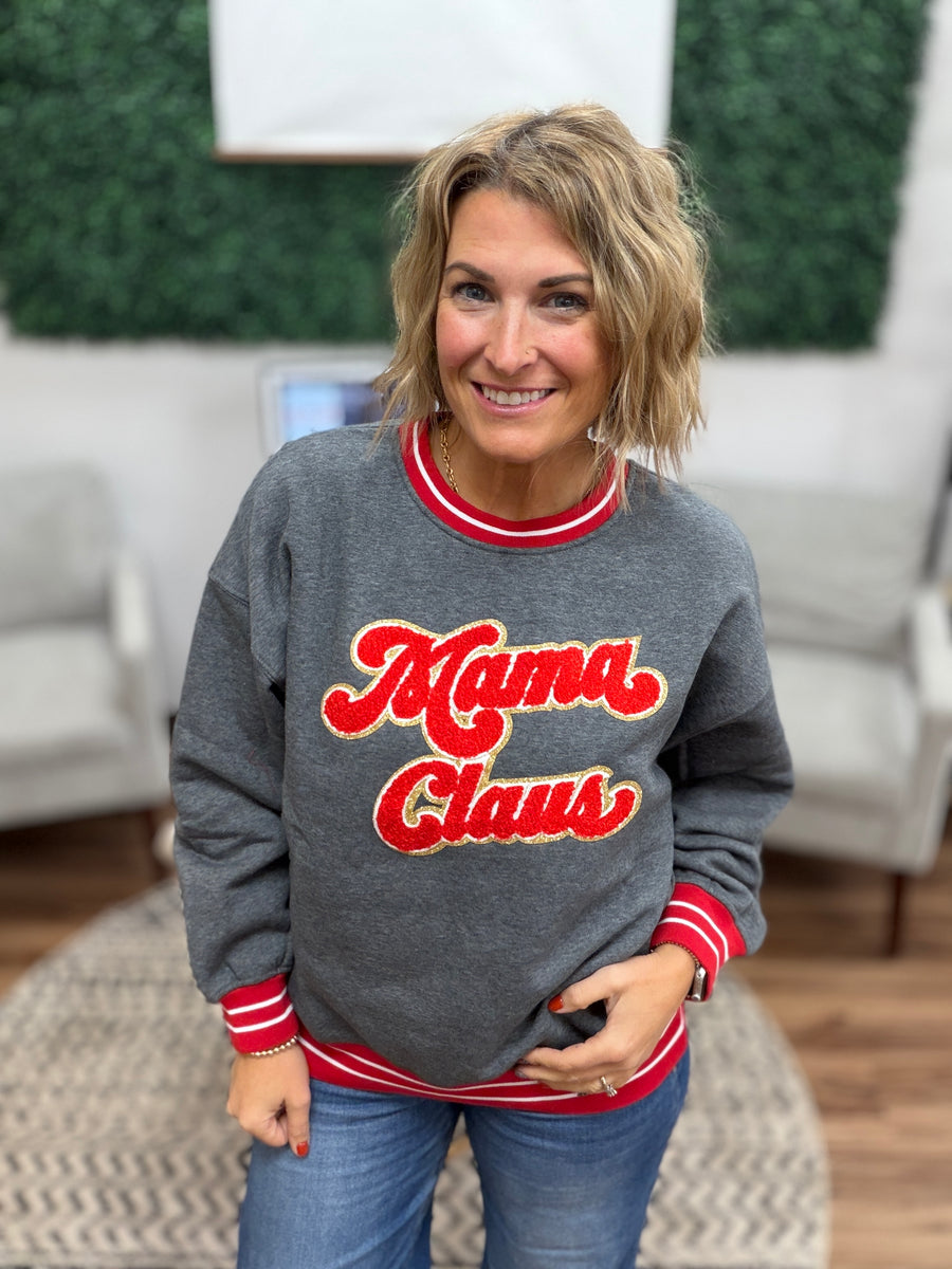 Mama Claus Varsity Crew