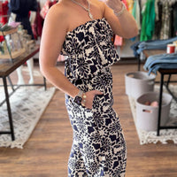 Santorini Nights Strapless Jumpsuit