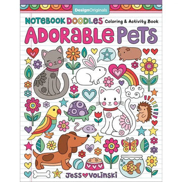 Adorable Pets Notebook Doodles Coloring & Activity Book